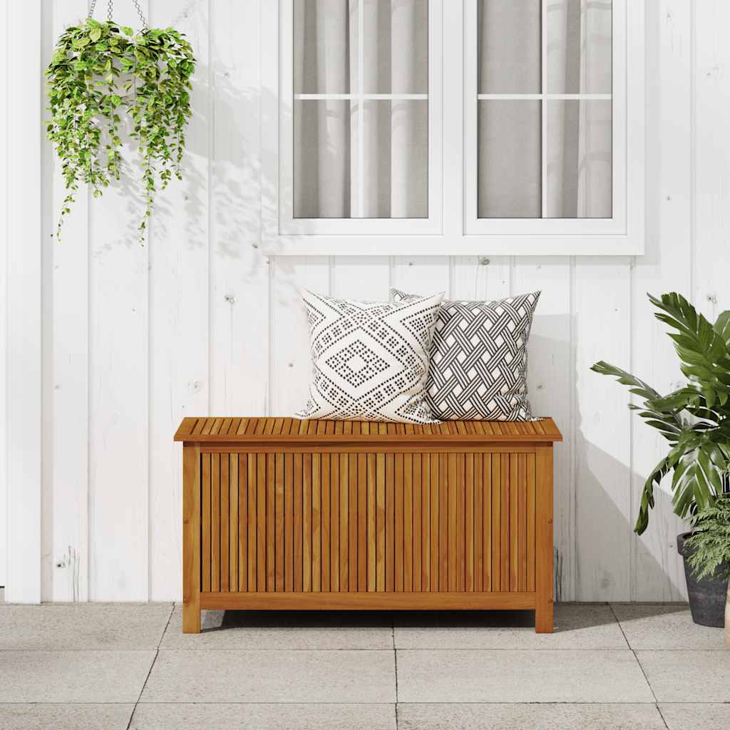 Záhradný úložný box 113x50x58 cm masívne akáciové drevo