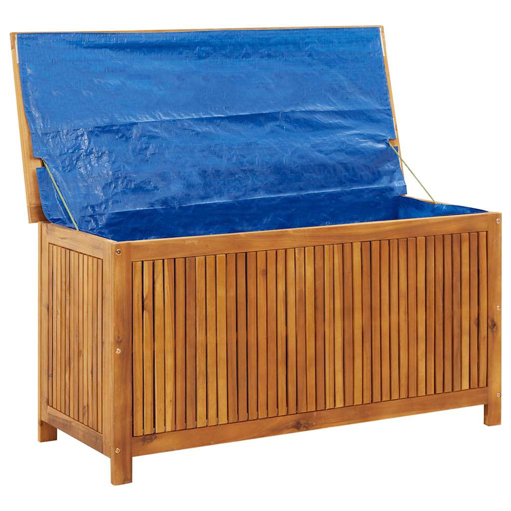 Záhradný úložný box 113x50x58 cm masívne akáciové drevo
