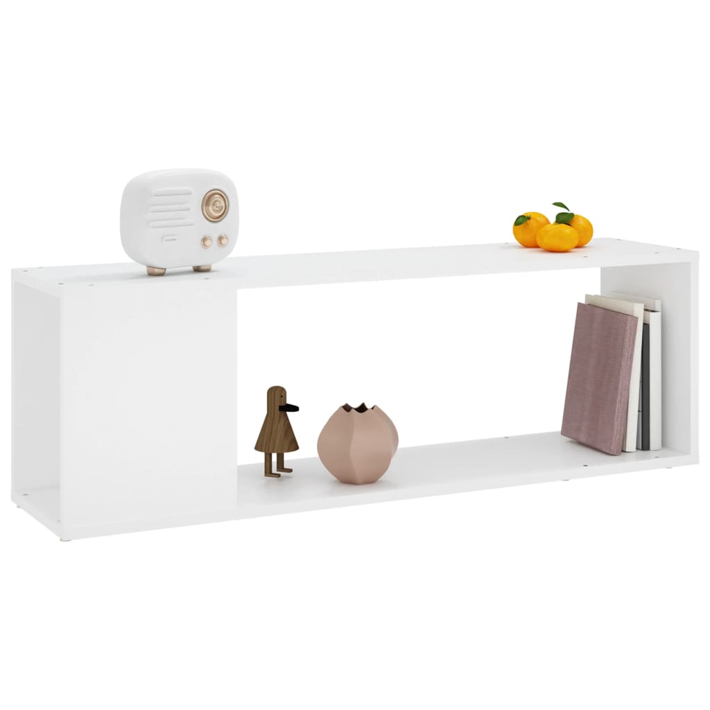 TV skrinka, biela 100x24x32 cm, kompozitné drevo