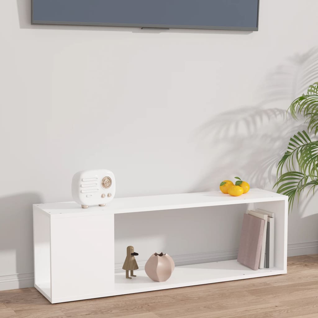 TV skrinka, biela 100x24x32 cm, kompozitné drevo