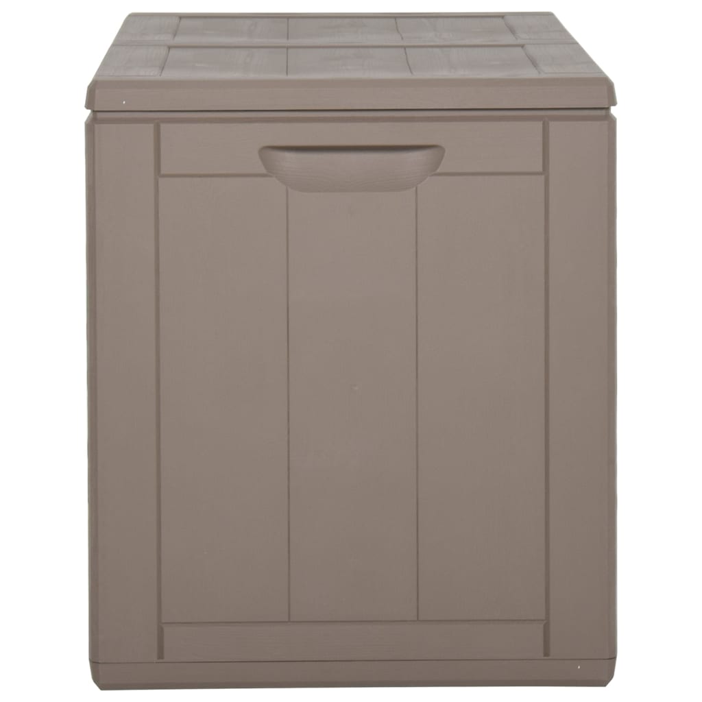 Záhradný úložný box 180 l, hnedý, PP ratan