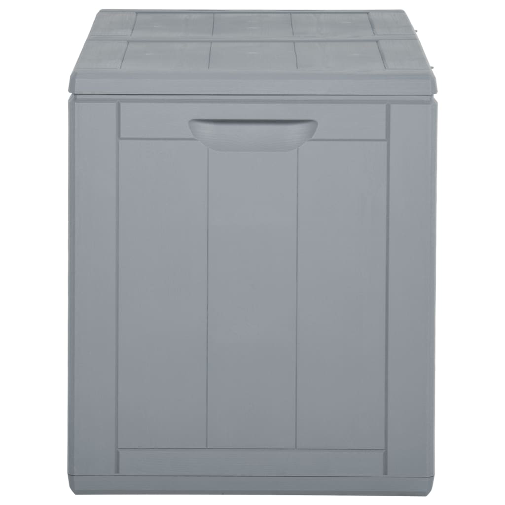 Záhradný úložný box 180 l, sivý, PP ratan