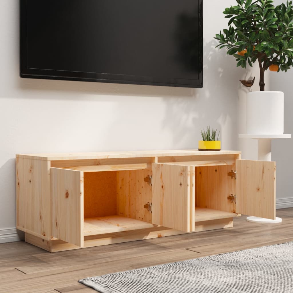 TV skrinka 110x34x40 cm masívna borovica