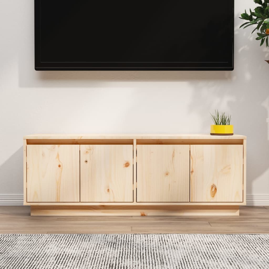 TV skrinka 110x34x40 cm masívna borovica