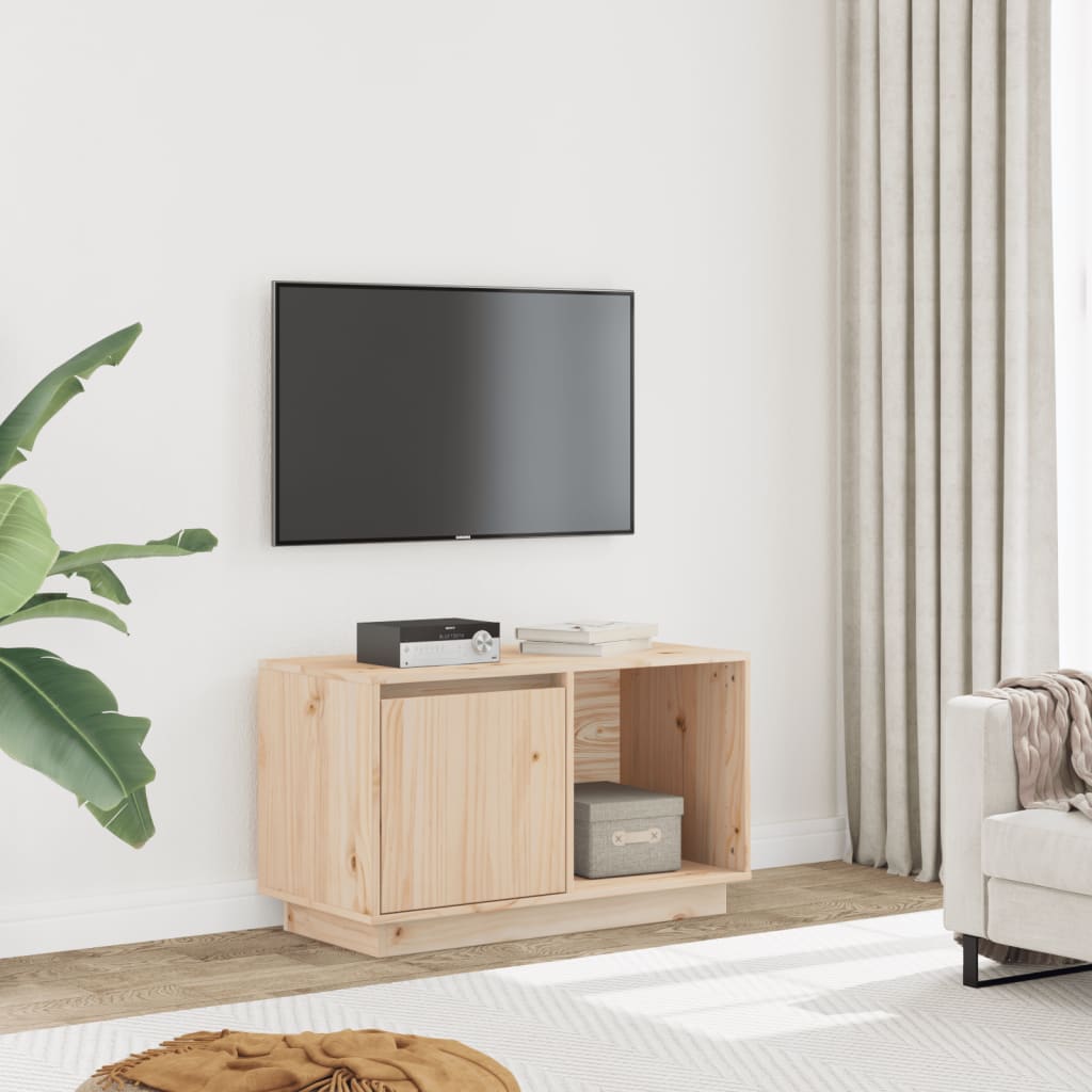 TV skrinka 74x35x44 cm masívna borovica
