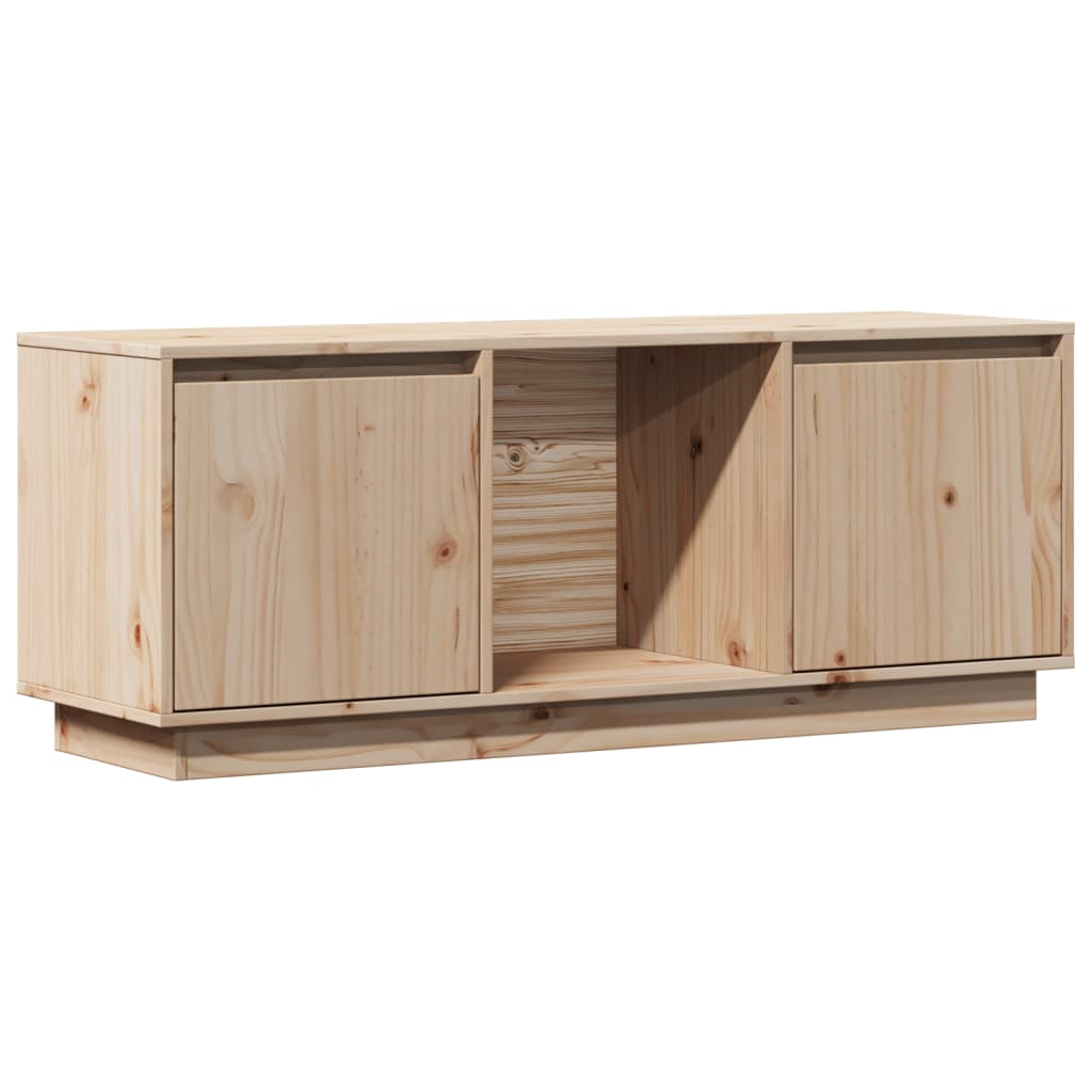 TV skrinka 110,5x35x44 cm masívna borovica