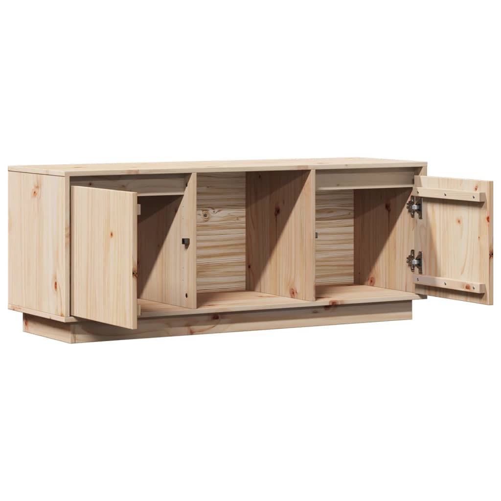 TV skrinka 110,5x35x44 cm masívna borovica