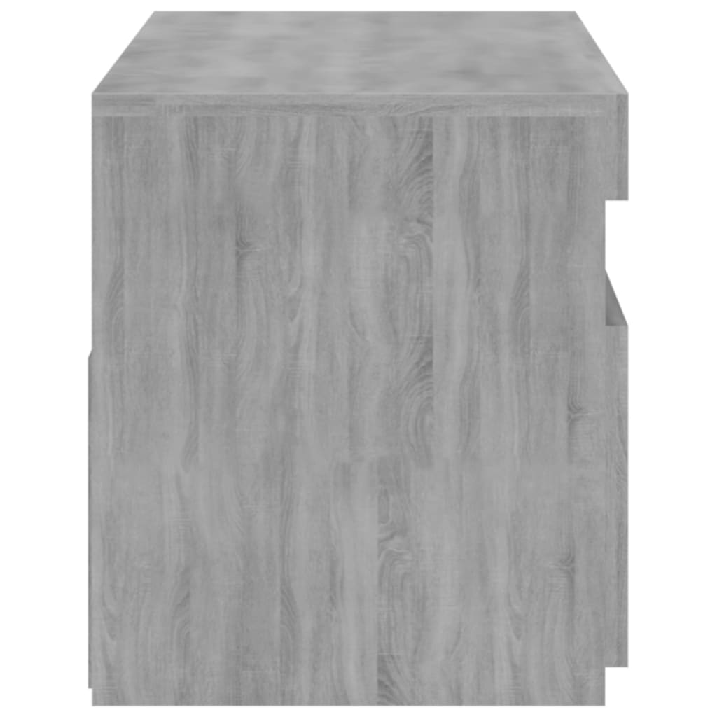 TV skrinka s LED svetlami sivý dub sonoma 75x35x40 cm