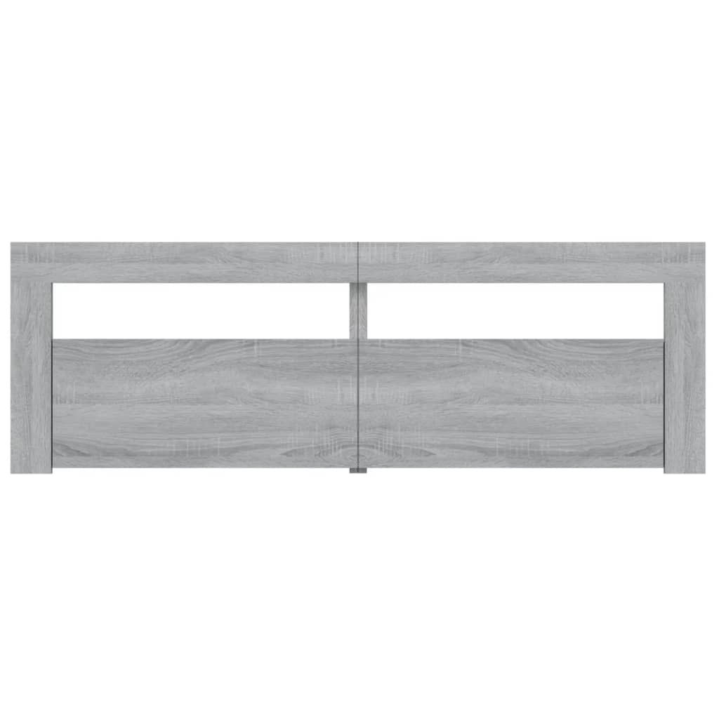 TV skrinka s LED, sivý dub sonoma 120x35x40 cm