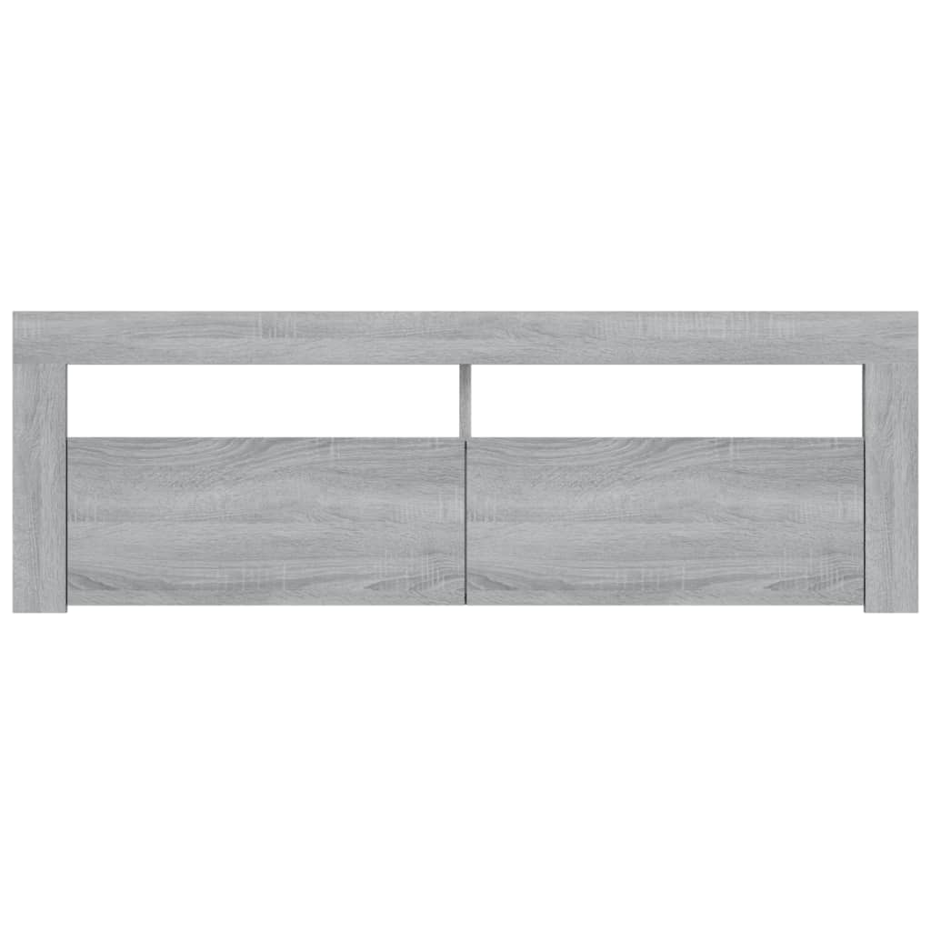 TV skrinka s LED, sivý dub sonoma 120x35x40 cm