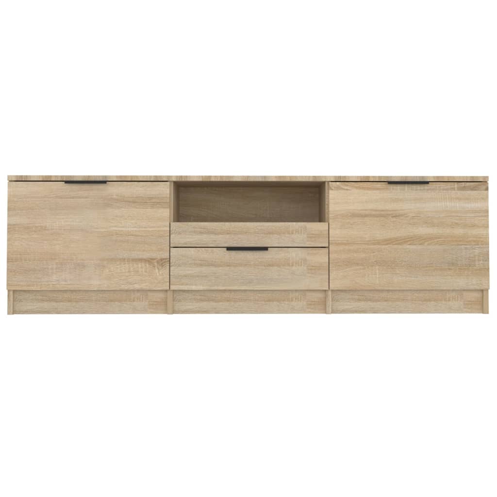 TV stolík dub sonoma 140x35x40 cm spracované drevo