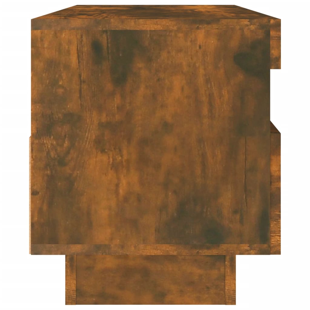 TV skrinka s LED, tmavý dub 100x35x40 cm