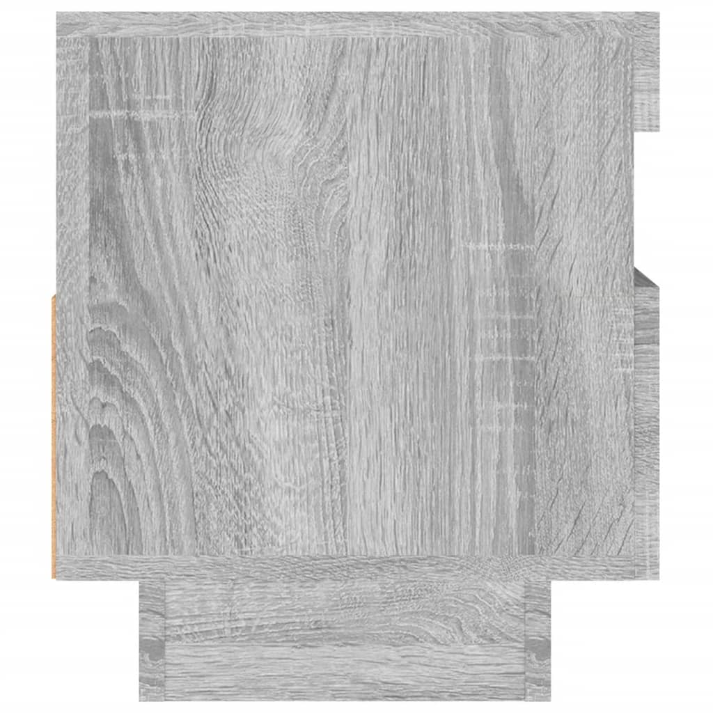 TV skrinka s LED, sivý dub sonoma 80x35x40 cm