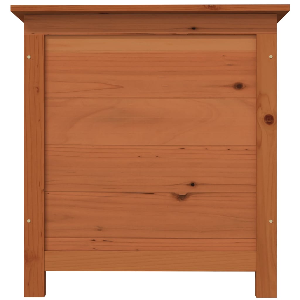 Vonkajší box na vankúše hnedý 50x50x56 cm jedľový masív