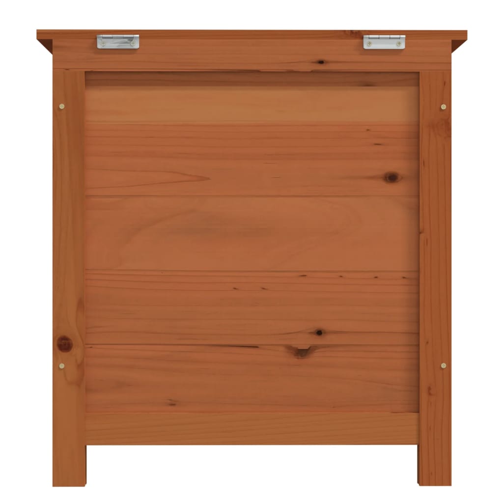 Vonkajší box na vankúše hnedý 50x50x56 cm jedľový masív