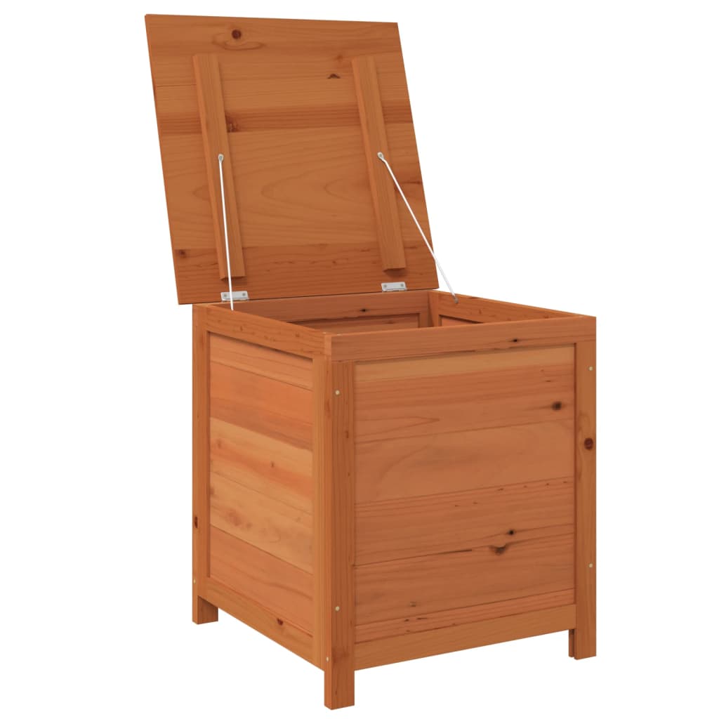 Vonkajší box na vankúše hnedý 50x50x56 cm jedľový masív