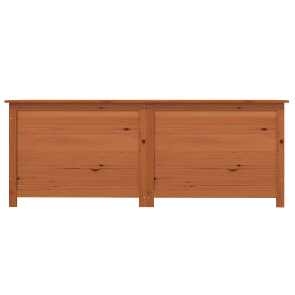 Vonkajší box na vankúše hnedý 150x50x56 cm jedľový masív