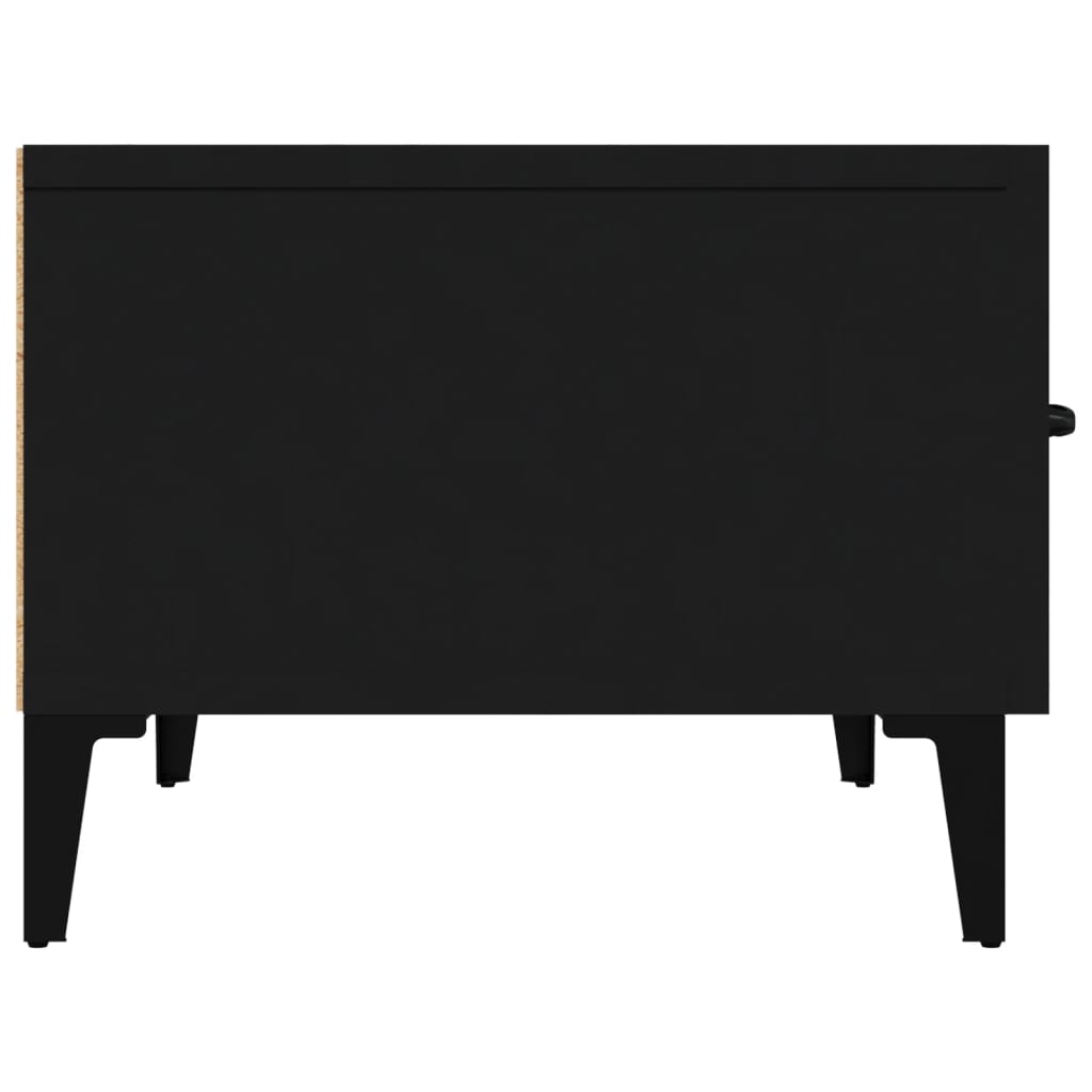 TV stolík čierny 150x34,5x30 cm spracované drevo