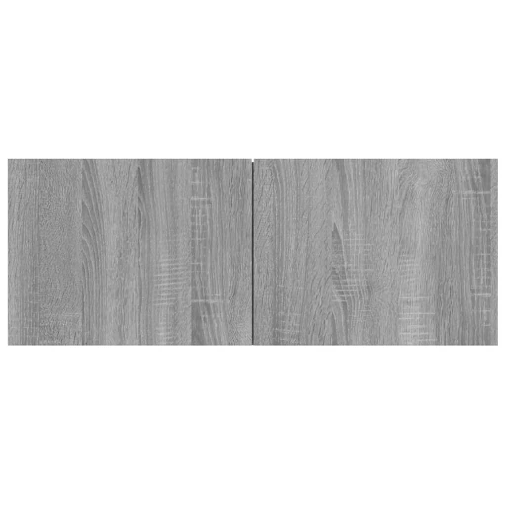 TV stolíky 2 ks sivý dub sonoma 80x30x30 cm spracované drevo