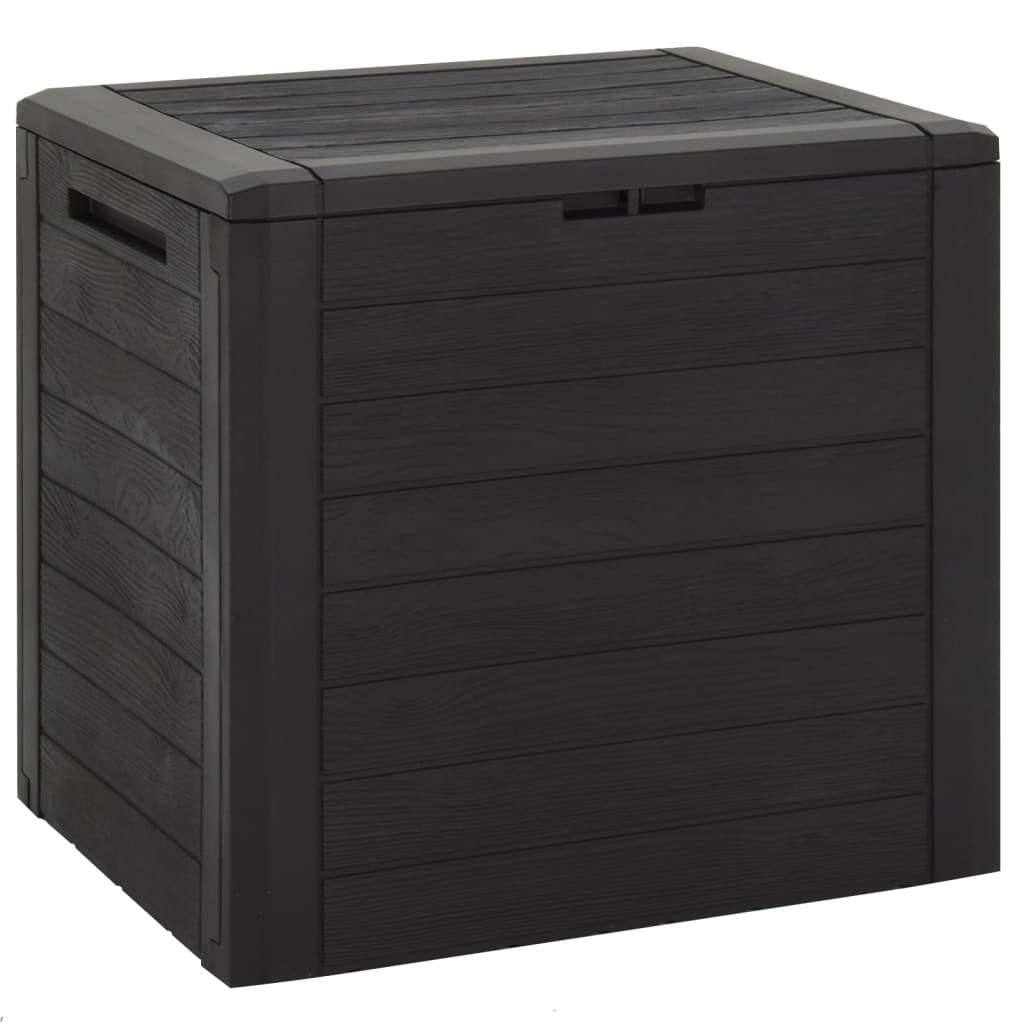 Záhradný úložný box hnedý 58,5x46x55 cm polypropylénový