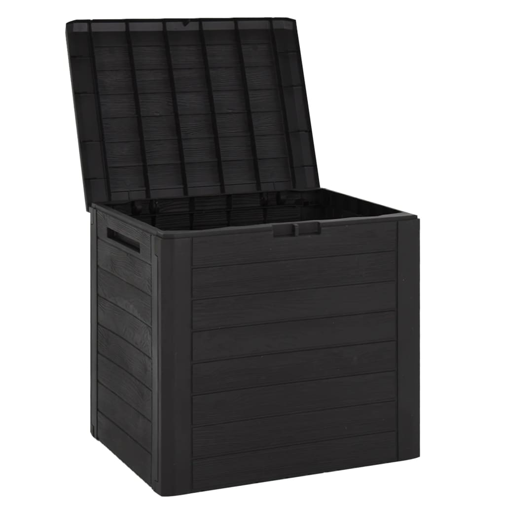 Záhradný úložný box hnedý 58,5x46x55 cm polypropylénový