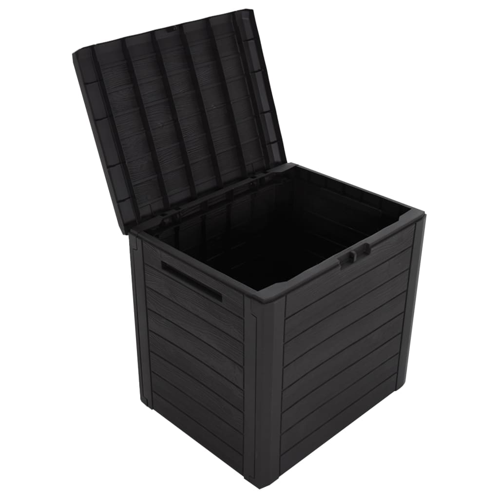 Záhradný úložný box hnedý 58,5x46x55 cm polypropylénový