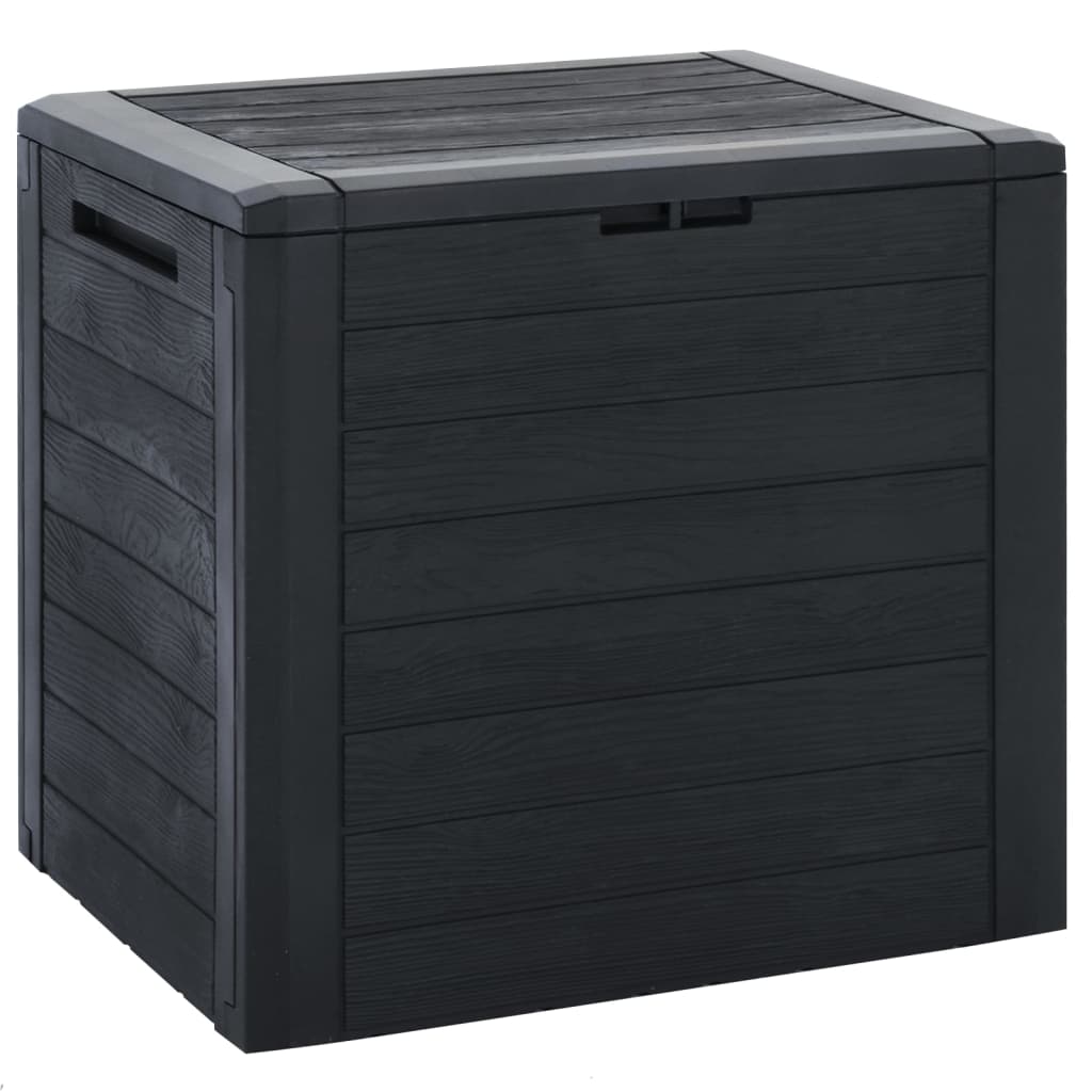 Záhradný úložný box antracitový 58,5x46x55 cm polypropylénový
