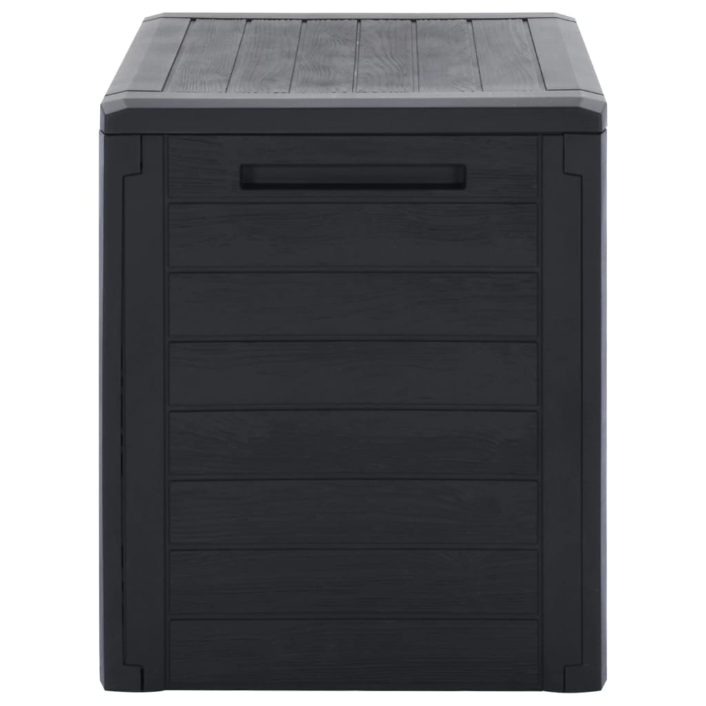 Záhradný úložný box antracitový 58,5x46x55 cm polypropylénový