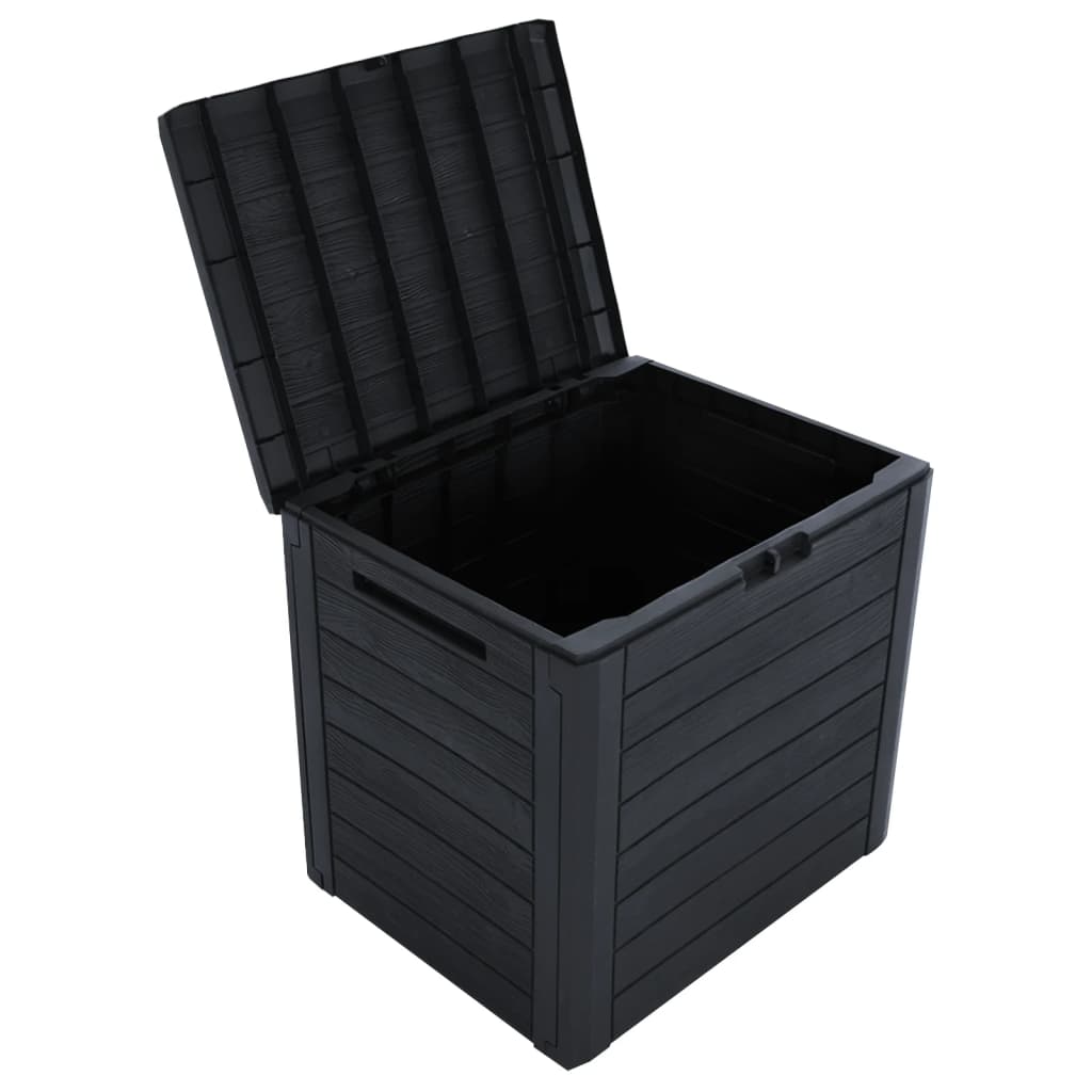 Záhradný úložný box antracitový 58,5x46x55 cm polypropylénový