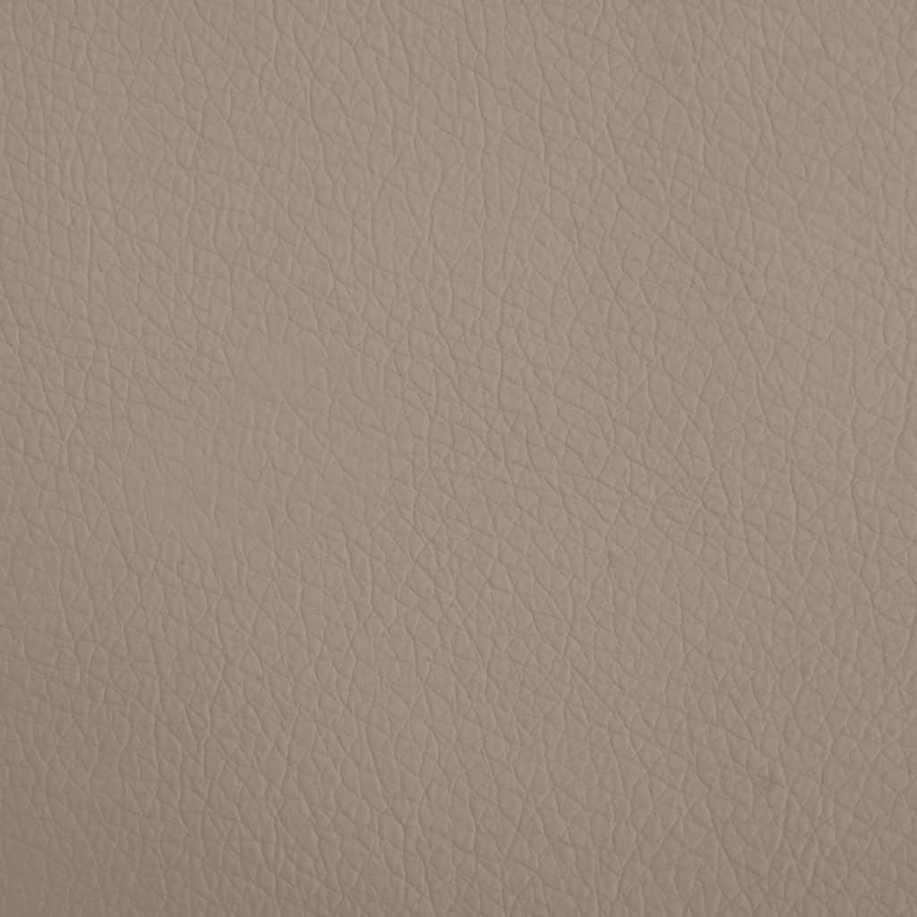 Detská pohovka kapučínová 70x45x30 cm umelá koža