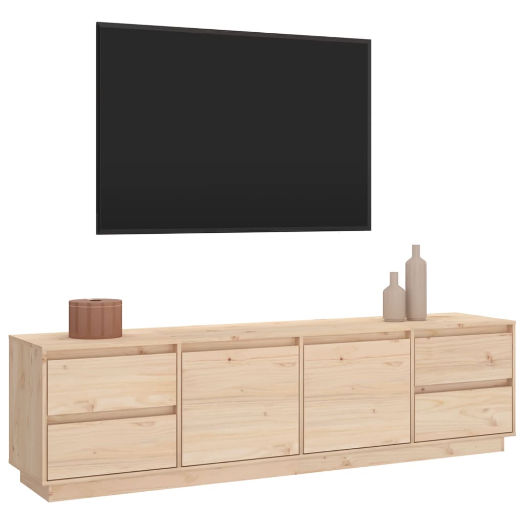 TV skrinka 176x37x47,5 cm masívna borovica