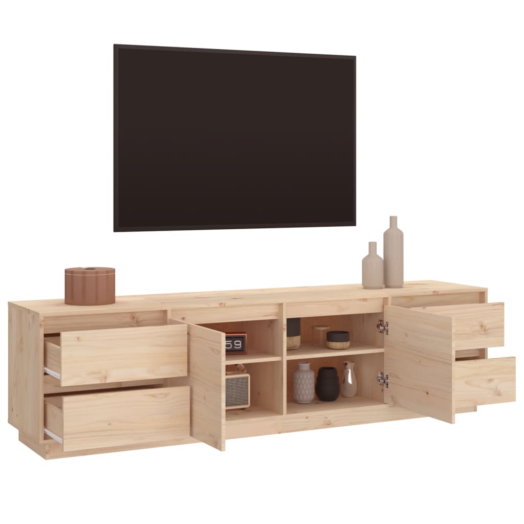 TV skrinka 176x37x47,5 cm masívna borovica