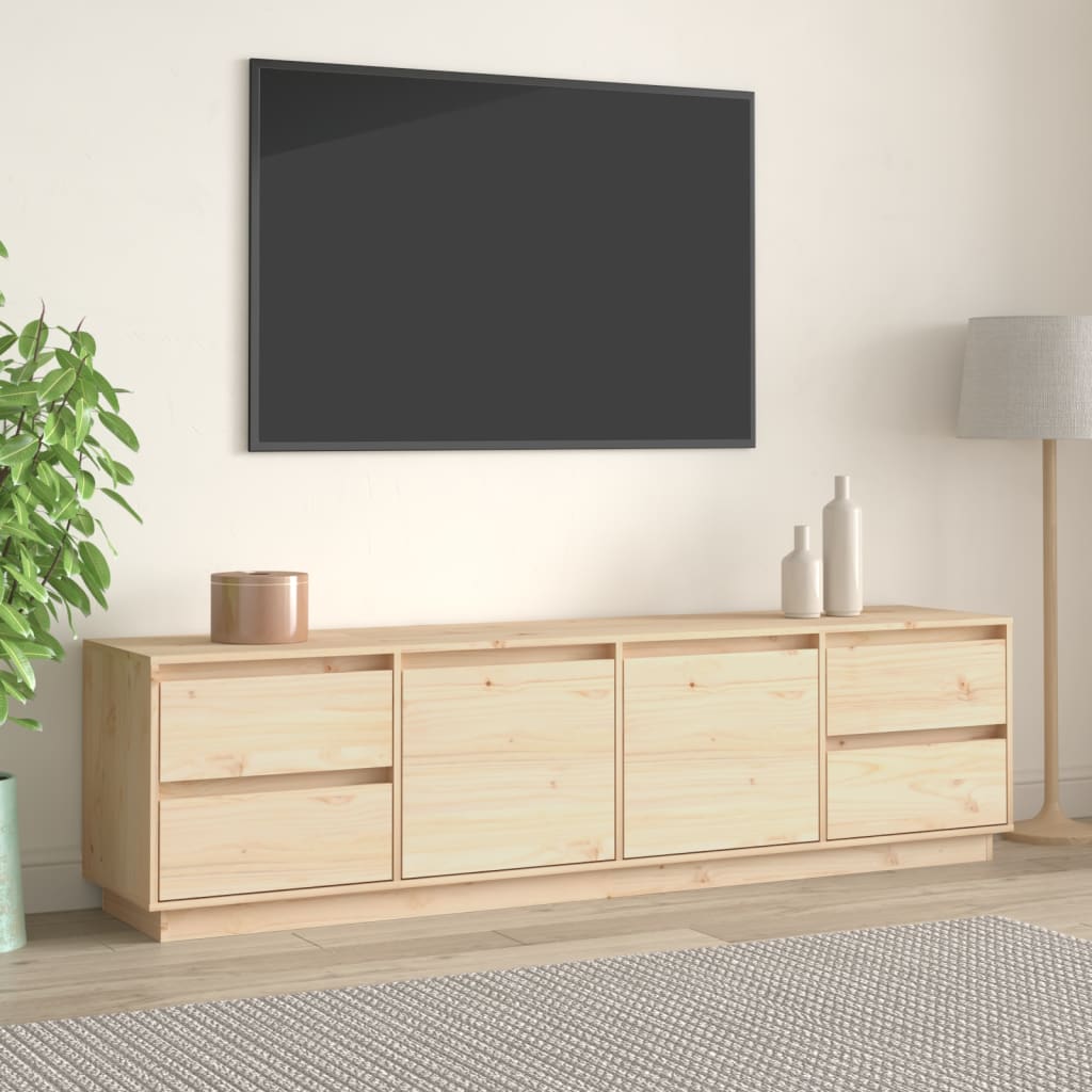 TV skrinka 176x37x47,5 cm masívna borovica