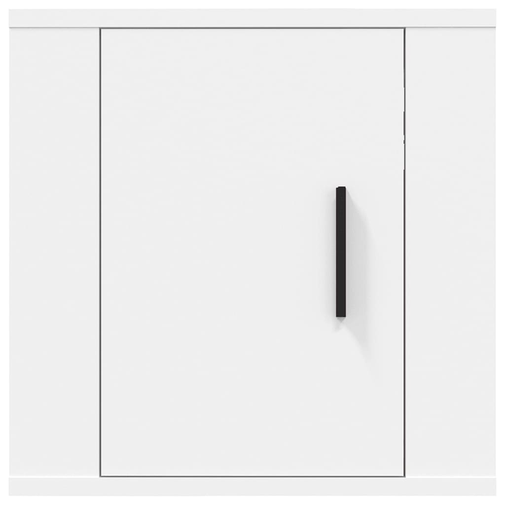Nástenné TV skrinky 2 ks biele 40x34,5x40 cm