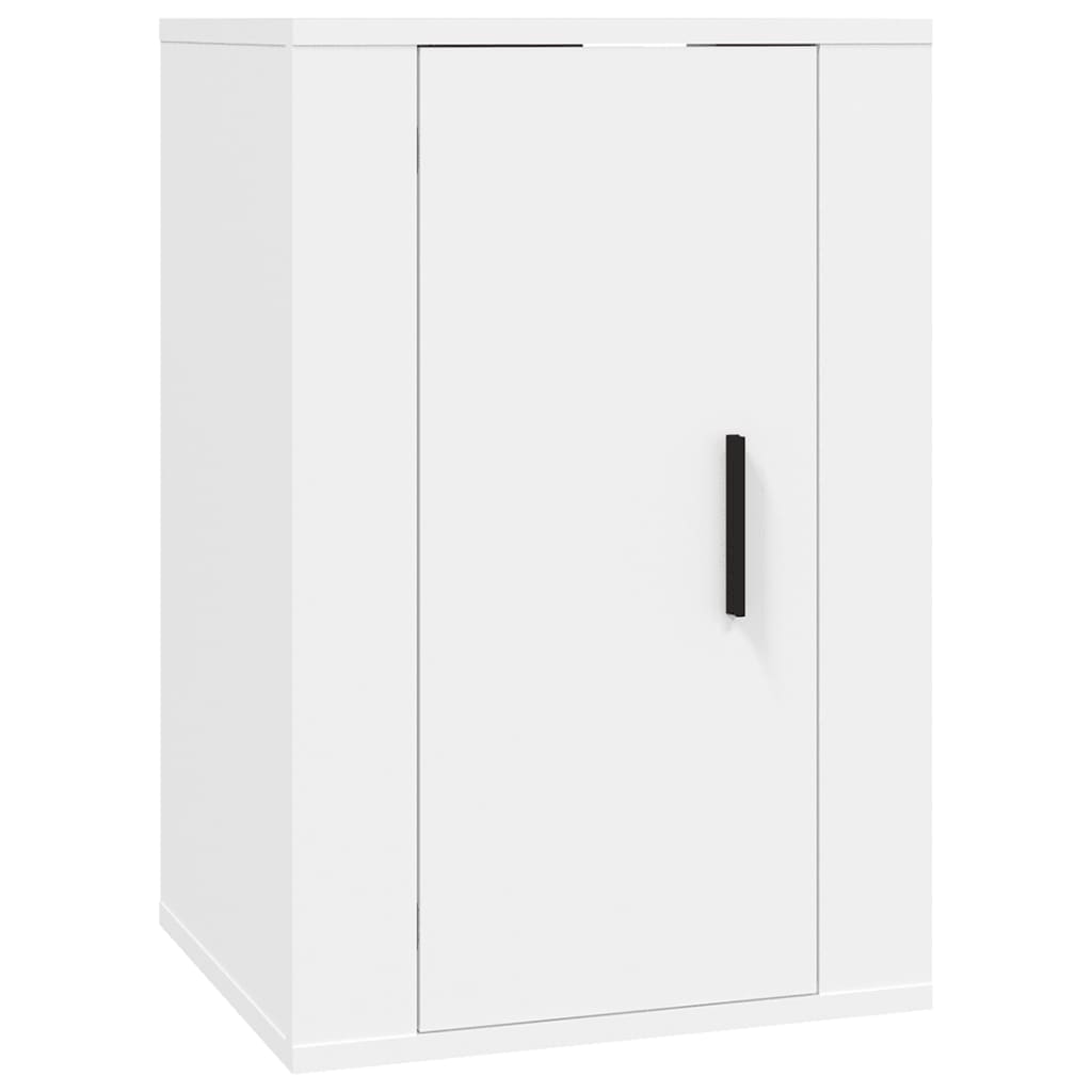 Nástenné TV skrinky 2 ks biele 40x34,5x60 cm