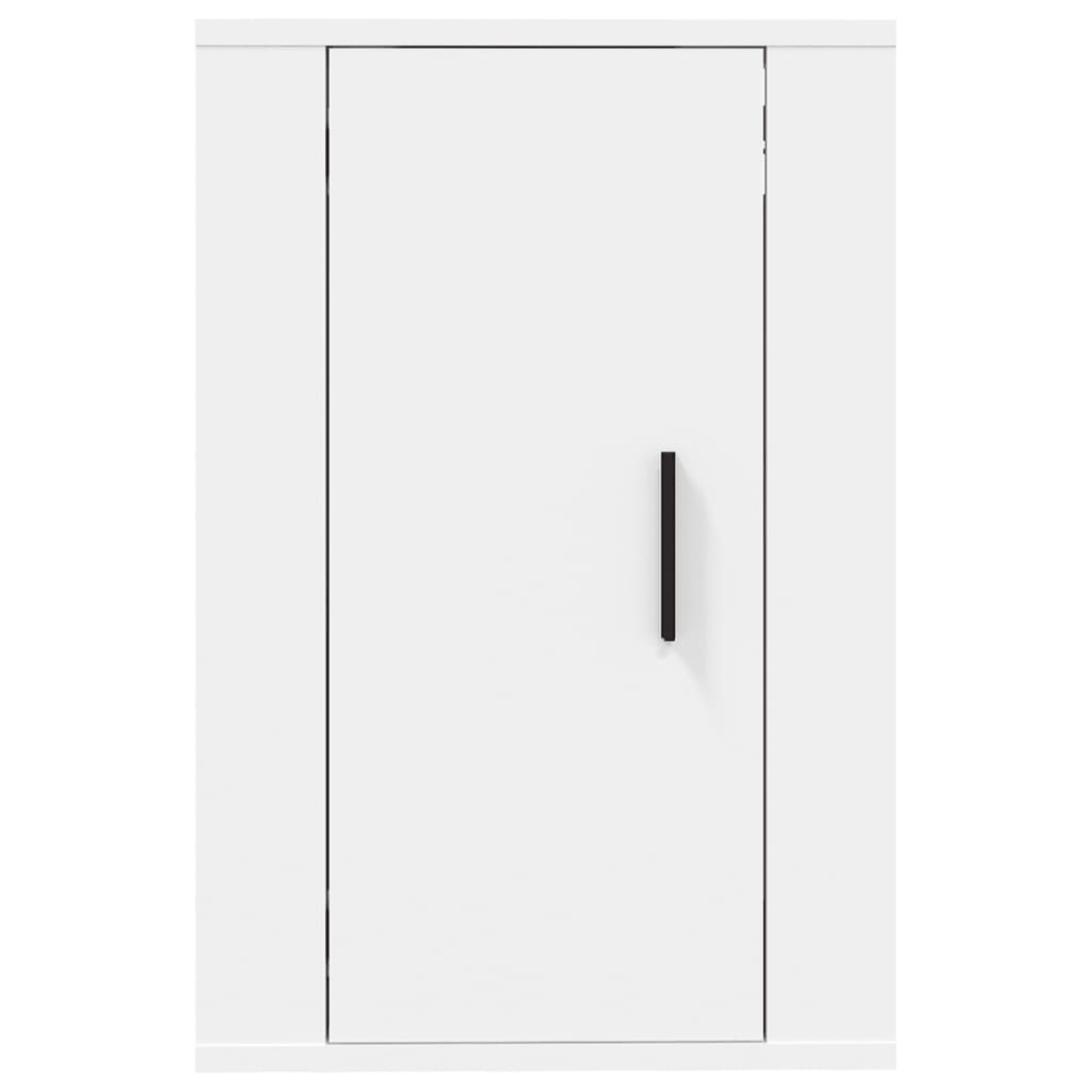 Nástenné TV skrinky 2 ks biele 40x34,5x60 cm