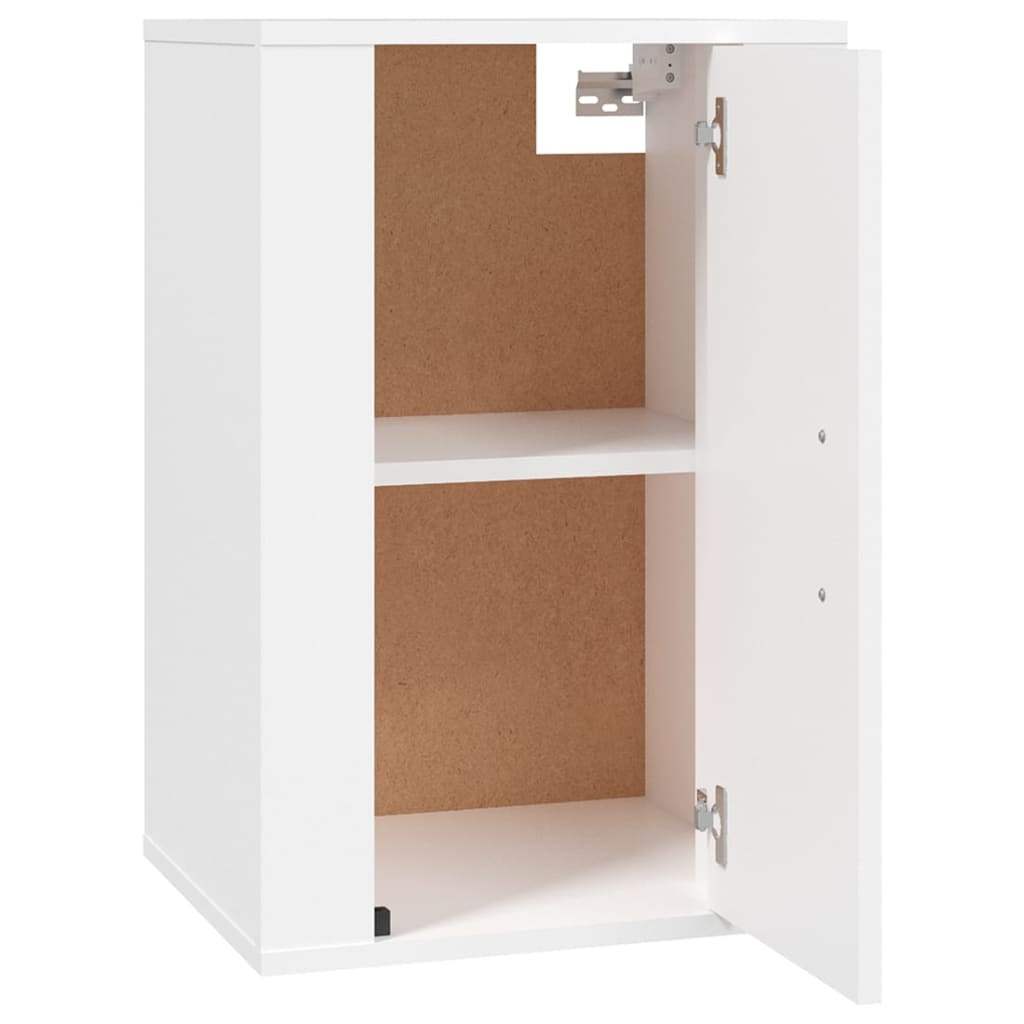 Nástenné TV skrinky 2 ks biele 40x34,5x60 cm