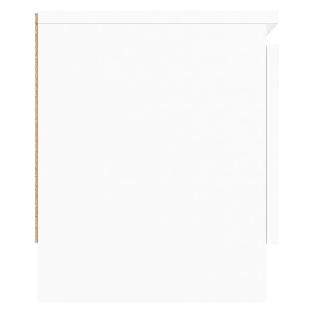 TV skrinka s dvierkami biela 102x30x36 cm