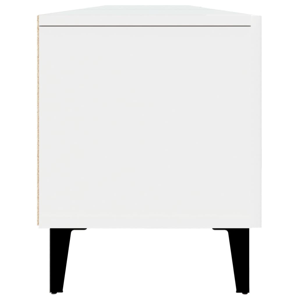 TV skrinka biela 180x31,5x40 cm kompozitné drevo