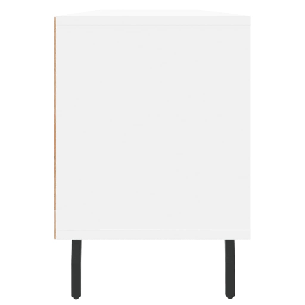 TV skrinka biela 150x30x44,5 cm kompozitné drevo