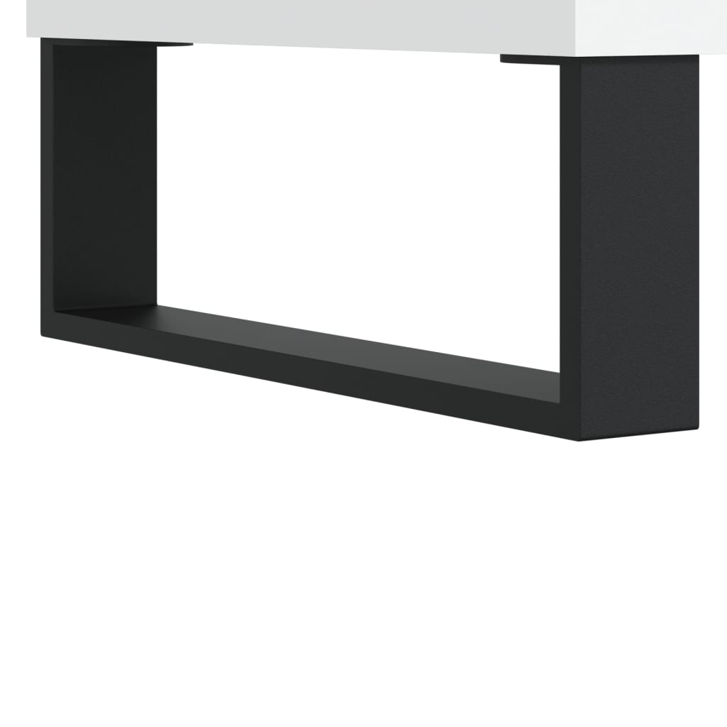 TV skrinka biela 150x30x44,5 cm kompozitné drevo