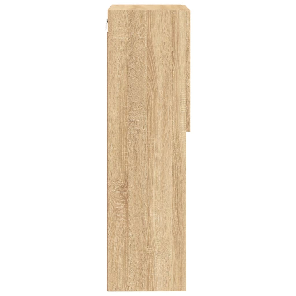 TV skrinka s LED svetlami dub sonoma 40,5x30x102 cm