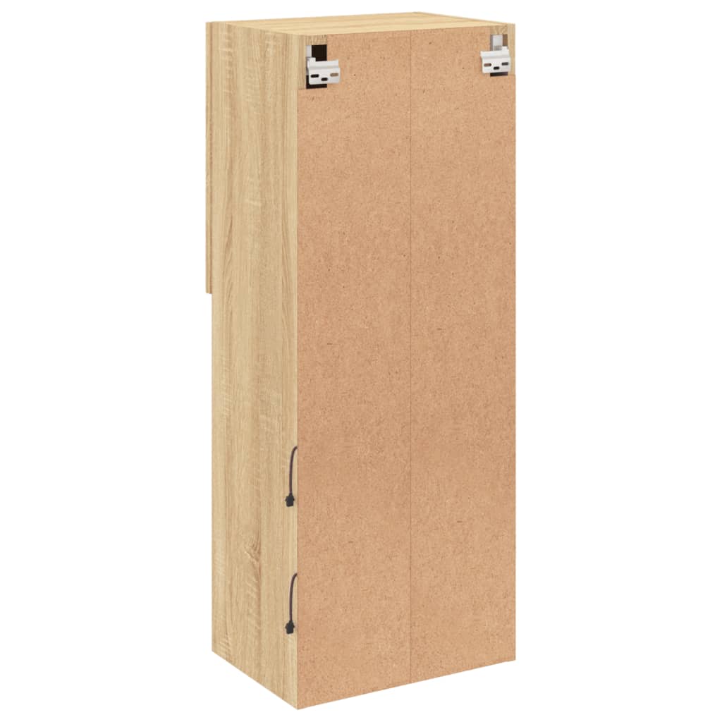 TV skrinka s LED svetlami dub sonoma 40,5x30x102 cm