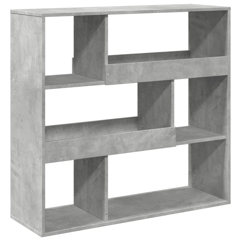Deliaca stena betónová sivá 100x33x94,5 cm kompozitné drevo