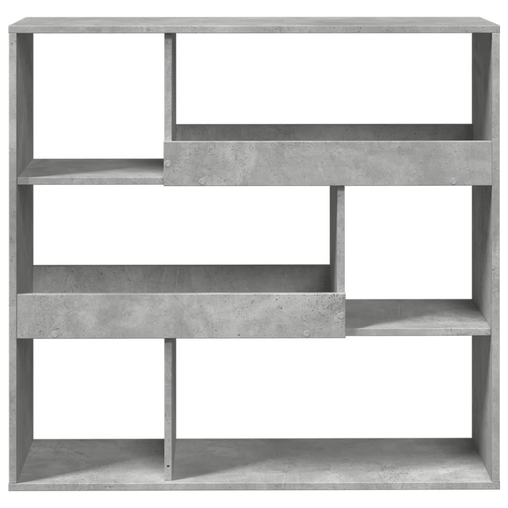 Deliaca stena betónová sivá 100x33x94,5 cm kompozitné drevo