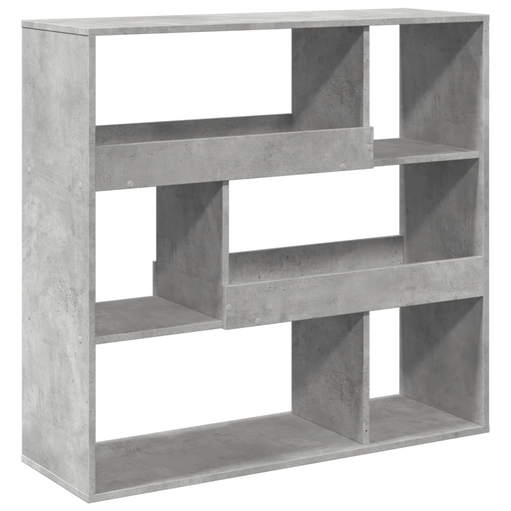 Deliaca stena betónová sivá 100x33x94,5 cm kompozitné drevo
