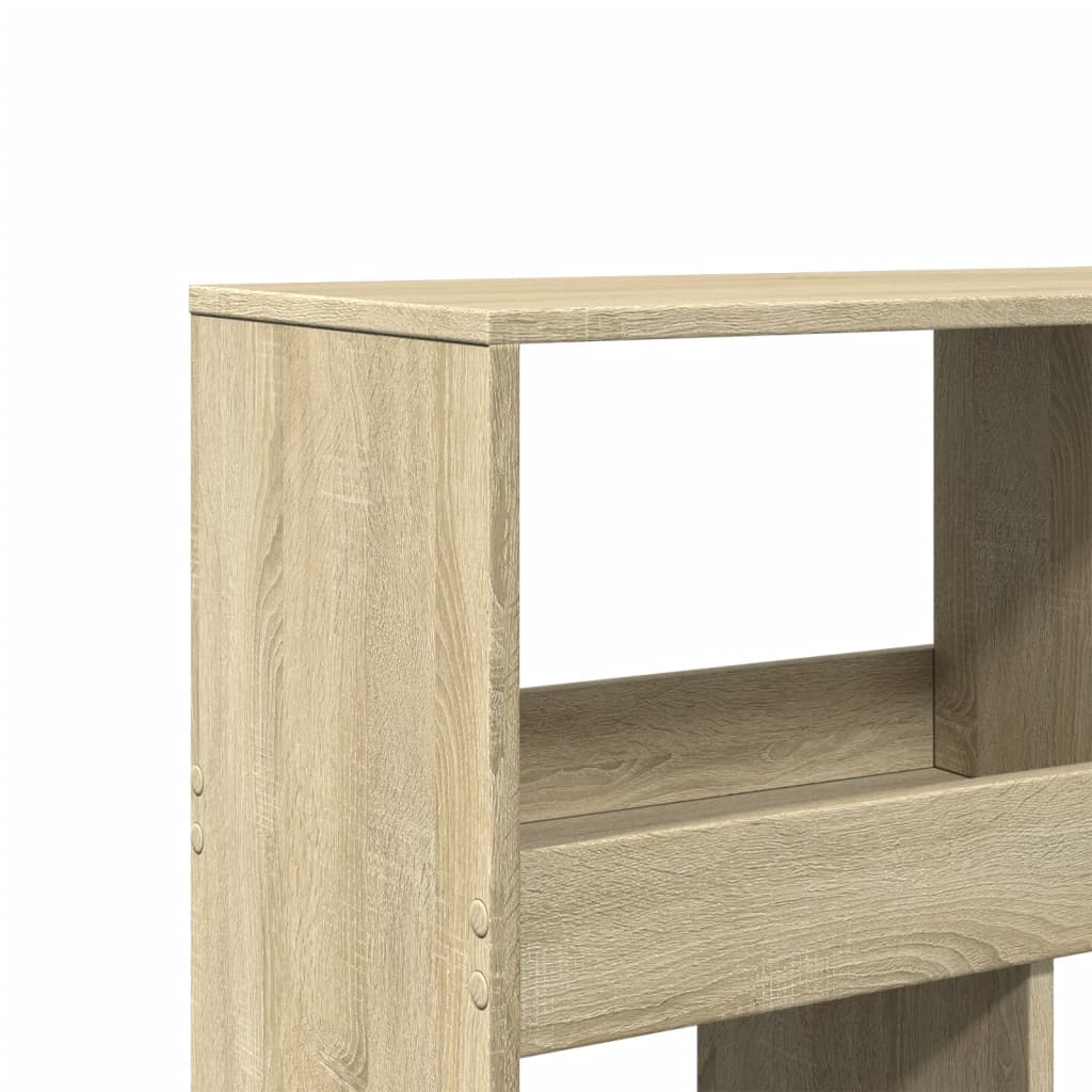Deliaca stena dub sonoma 100x33x125,5 cm kompozitné drevo
