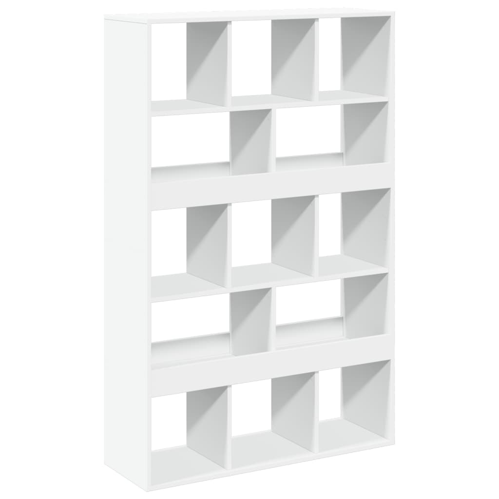 Deliaca stena biela 100x33x156,5 cm kompozitné drevo