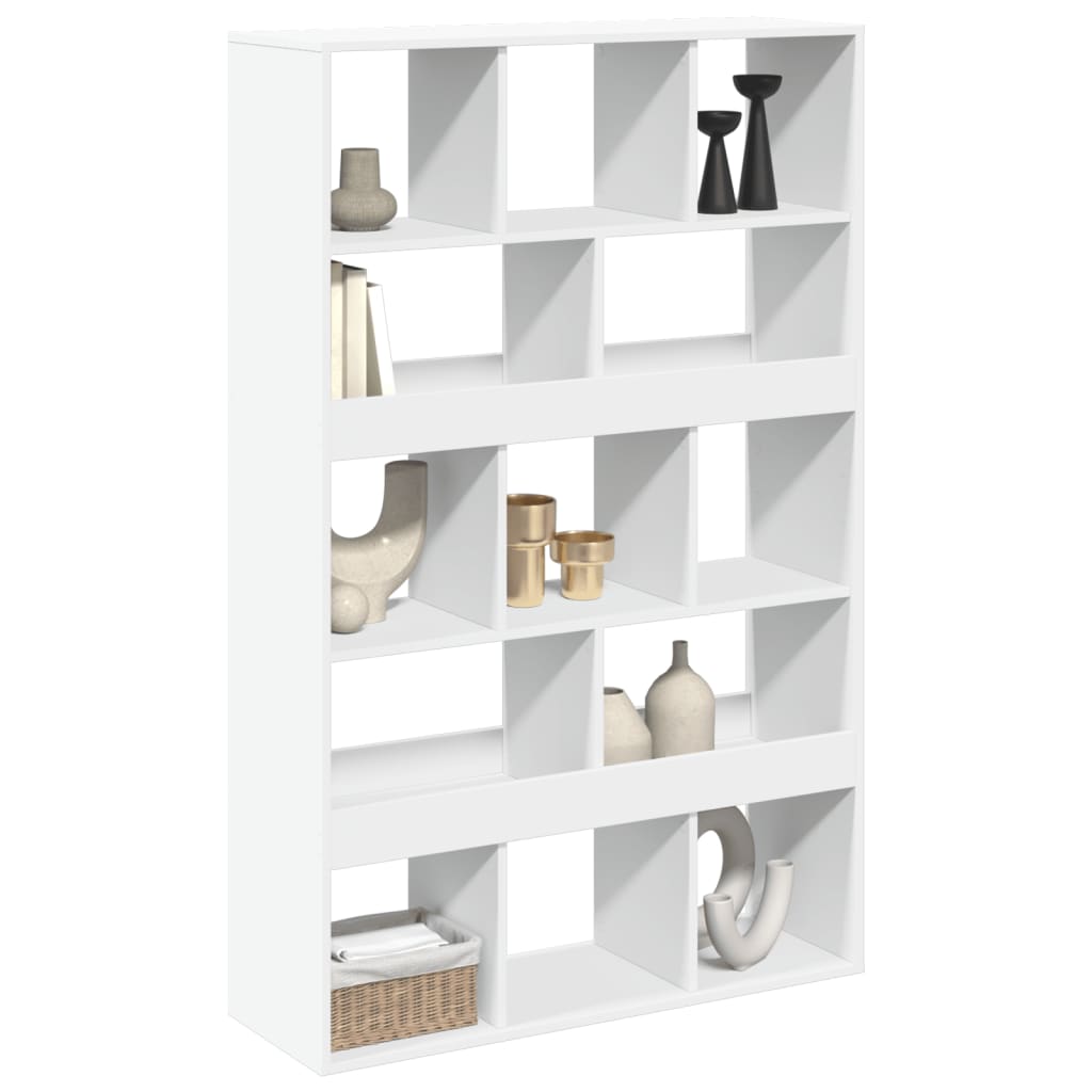 Deliaca stena biela 100x33x156,5 cm kompozitné drevo
