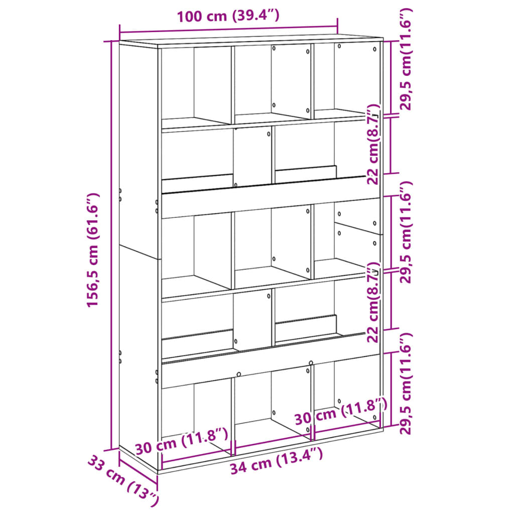 Deliaca stena biela 100x33x156,5 cm kompozitné drevo